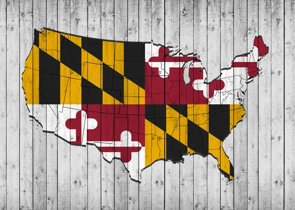 Maryland  flag with copy space for your text or images
