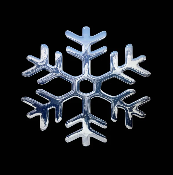 Kerst Sneeuwvlok Zwarte Achtergrond Textuur — Stockfoto