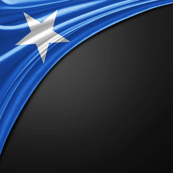 Flaga Somalii Kopia Miejsce Twój Tekst Ilustracje — Zdjęcie stockowe