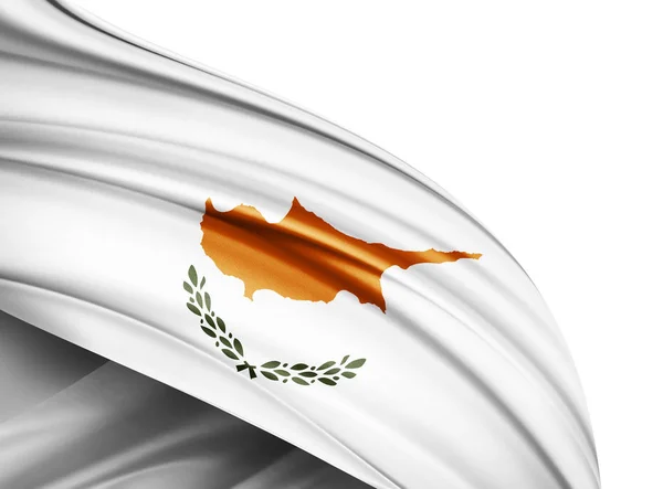 Flag Cyprus Copy Space Your Text Illustration — Stock Photo, Image
