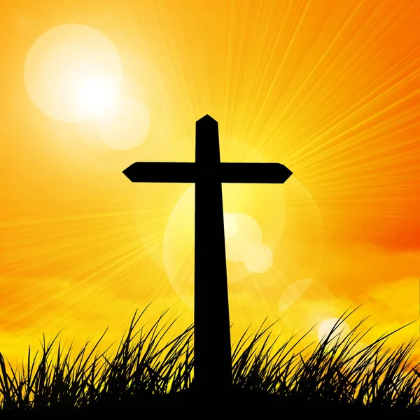 Cross sign, religious concept
