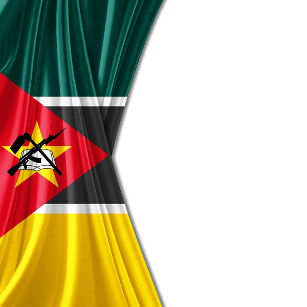 テキスト イラストのコピー スペースとモザンビークの国旗 — ストック写真