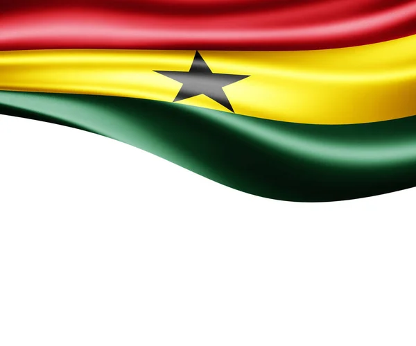 Σημαία Της Γκάνας Αντίγραφο Χώρο Για Κείμενο Απεικόνιση — Φωτογραφία Αρχείου