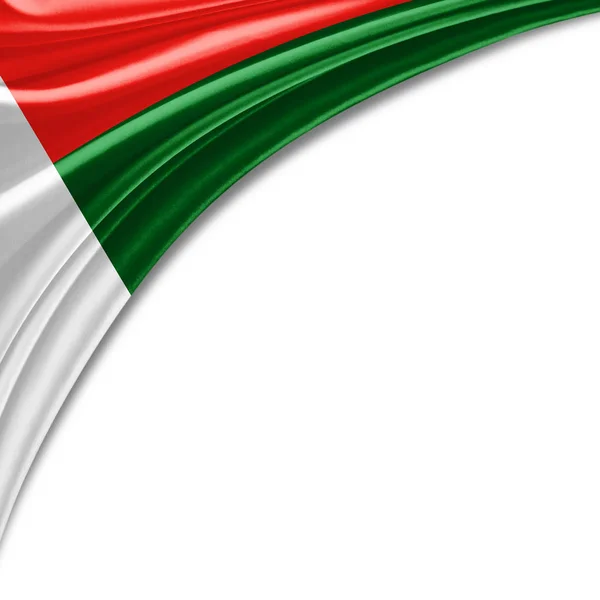 Flaggan Madagaskar Med Kopia Utrymme För Din Text Illustration — Stockfoto
