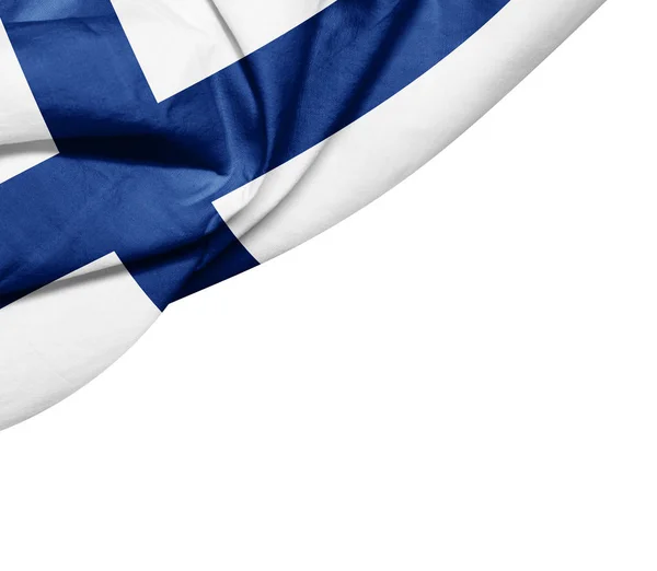 Флаг Финляндии Местом Копирования Текста Иллюстрация — стоковое фото