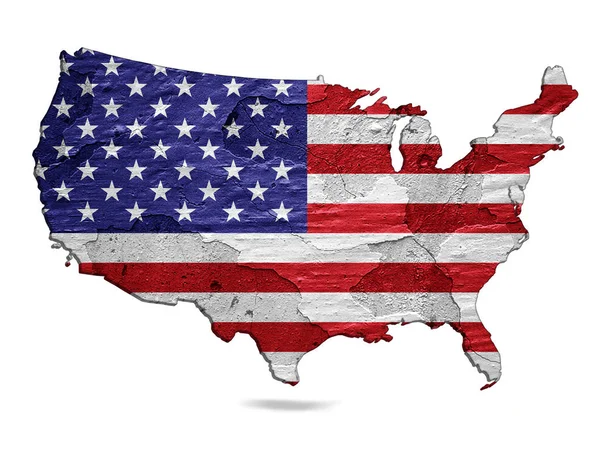 Bandiera Degli Stati Uniti Con Spazio Copia Del Testo Illustrazione — Foto Stock