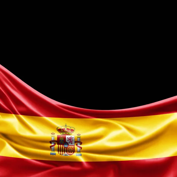 Flagge Spaniens Mit Kopierplatz Für Ihren Text Illustration — Stockfoto