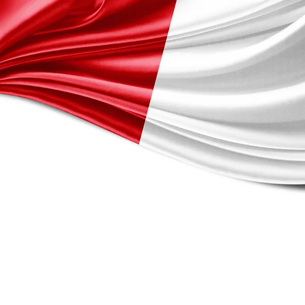 Flaggan Indonesien Med Kopia Utrymme För Din Text Illustration — Stockfoto
