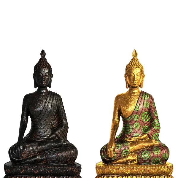 Статуї Будди Релігійна Концепція Ілюстрація — стокове фото