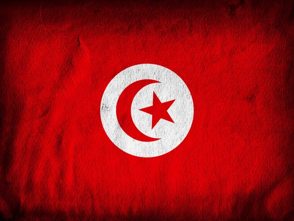 Tunisia Flag Copy Space Your Text Images — Stock Photo, Image
