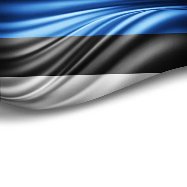 Flag Estonia Copy Space Your Text Illustration — Stock Photo, Image