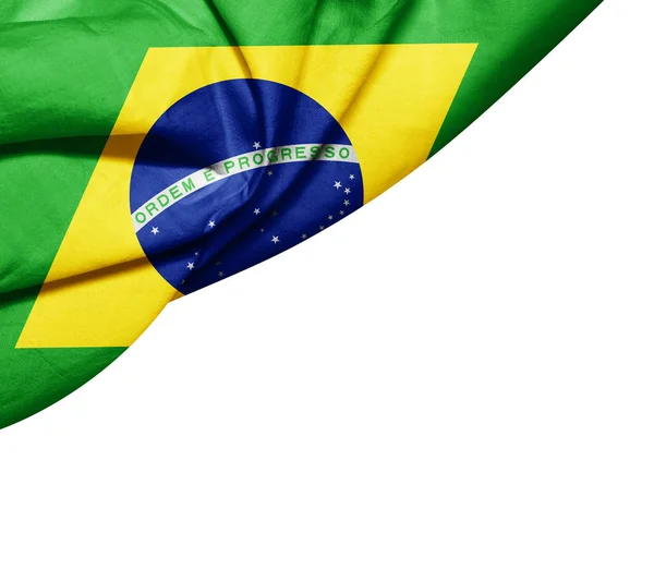 Bandeira Brasil Com Espaço Cópia Para Seu Texto Ilustração — Fotografia de Stock