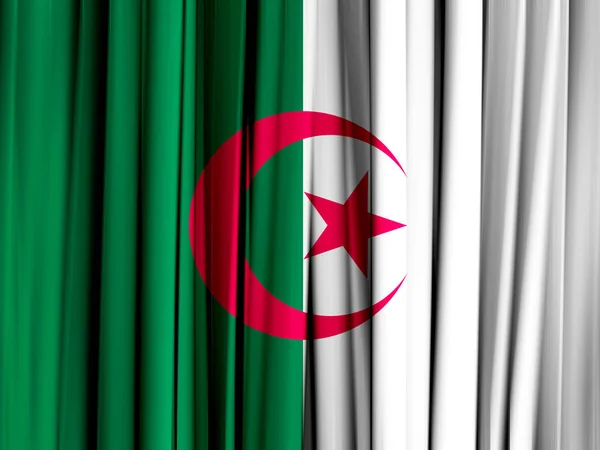 Bandera Argelia Con Espacio Para Copiar Texto Ilustración —  Fotos de Stock