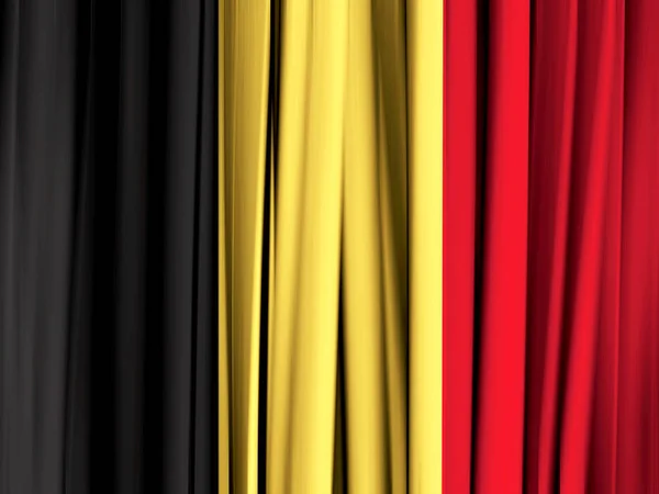 Vlajka Belgie Kopií Prostor Pro Ilustraci Textu — Stock fotografie