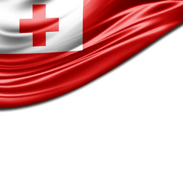 Bandeira Tonga Com Espaço Cópia Para Seu Texto Ilustração — Fotografia de Stock