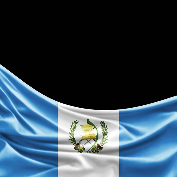 Bandeira Guatemala Com Espaço Cópia Para Seu Texto Ilustração — Fotografia de Stock