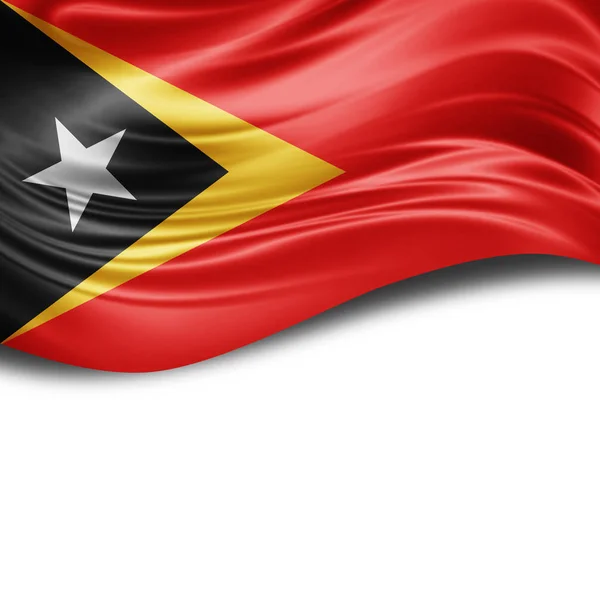 Másol Szöveg Illusztráció Helyet Kelet Timor Zászlaja — Stock Fotó