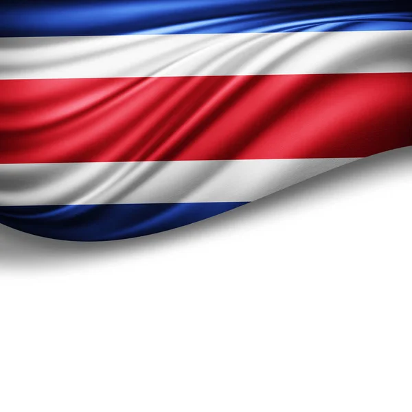 Bandera Costa Rica Con Espacio Para Copiar Texto Ilustración —  Fotos de Stock