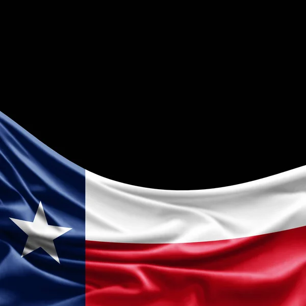 Flag of Texas with copy space for your text  - 3D illustration