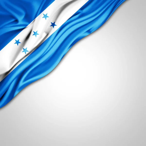 Bandera Honduras Con Espacio Copia Para Texto Ilustración —  Fotos de Stock