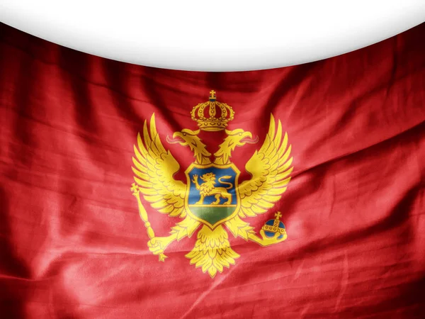 Bandera Montenegro Con Espacio Copia Para Texto Ilustración — Foto de Stock
