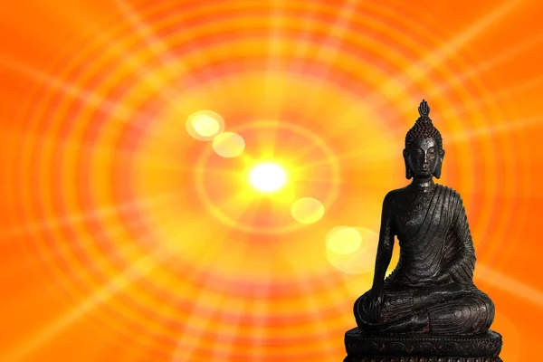 Buddhan Patsas Uskonnollinen Käsite Kuvitus — kuvapankkivalokuva