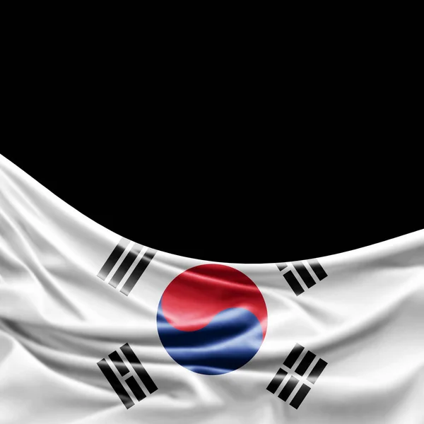 Flagge Südkoreas Mit Kopierplatz Für Ihren Text Illustration — Stockfoto