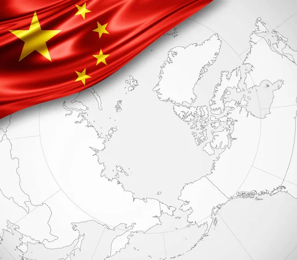 Flag China Copy Space Your Text Illustration — Stock Photo, Image