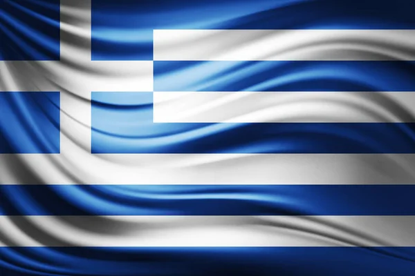 Másol Szöveg Illusztráció Hely Görögország Zászlaja — Stock Fotó