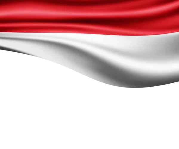 Bandera Indonesia Con Espacio Copia Para Texto Ilustración — Foto de Stock