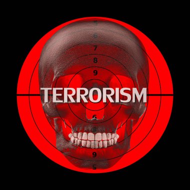  Terörizm metnini durdurun. Arka plan, doku