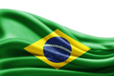 Brezilya bayrağı ile kopya alanı metin veya resimler