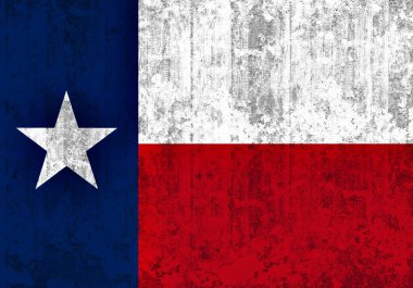 Texas bayrağı ile kopya alanı metin veya resimler 