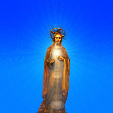 İsa İsa heykeli - dini