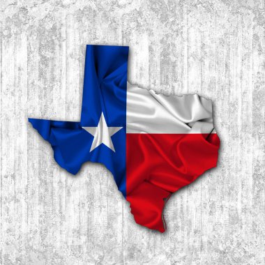 Texas arka plan kopya alanı için metin - 3d çizim ile    