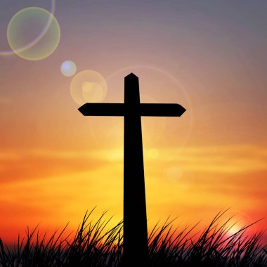 İşaret çimen, dini kavramı içinde çapraz 