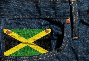 Jamaika bayrağını kot - 3d şekil