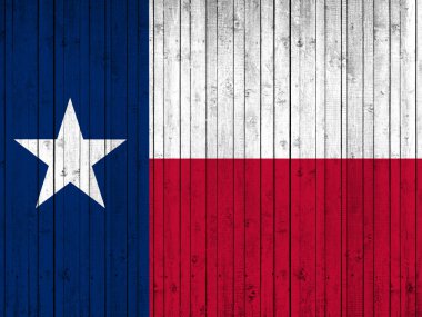 Texas bayrağı ile kopya alanı metin veya resimler 