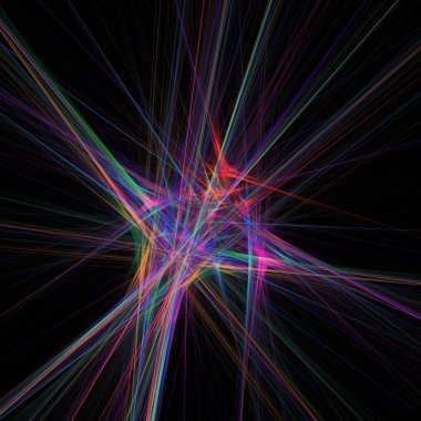 Fraktal arka plan, fütüristik doku