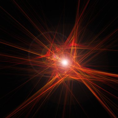 Fraktal arka plan, fütüristik doku