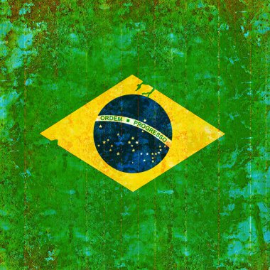 Brezilya bayrağı ile kopya alanı metin veya resimler