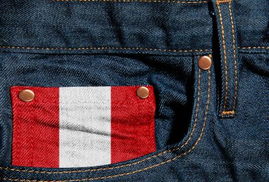  Peru bayrağı ile kopya alanı metin veya resimler 