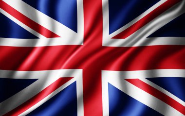 Amerika Birleşik Devletleri bayrağı ile kopya alanı metin - 3d çizim için    