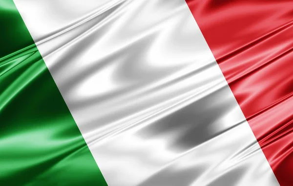 Bandera Italia Con Espacio Copia Para Texto Ilustración —  Fotos de Stock