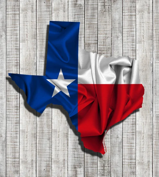テキストや画像のコピー スペースを持つテキサス州旗 — ストック写真