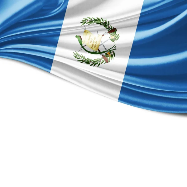 Vlag Van Guatemala Met Kopie Ruimte Voor Tekst Illustratie — Stockfoto