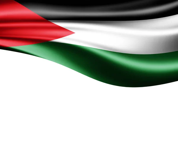 Flagge Von Palestin Mit Kopierplatz Für Ihren Text Illustration — Stockfoto