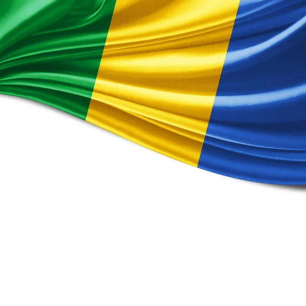 Lippu Gabon Kopioi Tilaa Tekstin Kuva — kuvapankkivalokuva