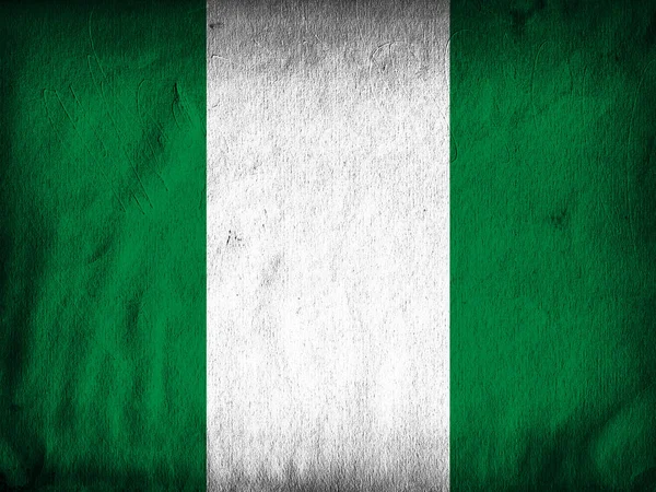 Bandiera Nigeria Con Spazio Copiare Testo Immagini — Foto Stock
