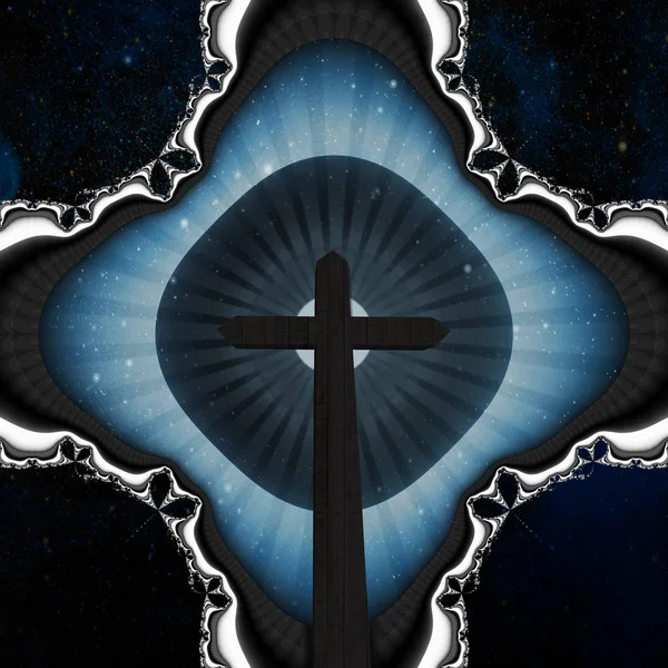 Cross Sign Religious Concept — Stock Photo, Image